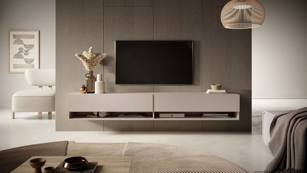 Selsey MIRRGO - TV-Board hängend, TV-Element, Graubeige, 200 cm