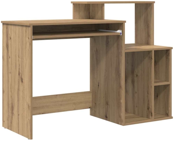 vidaXL Schreibtisch Artisan-Eiche 120,5 x 44 x 88,5 cm Holzwerkstoff 869481