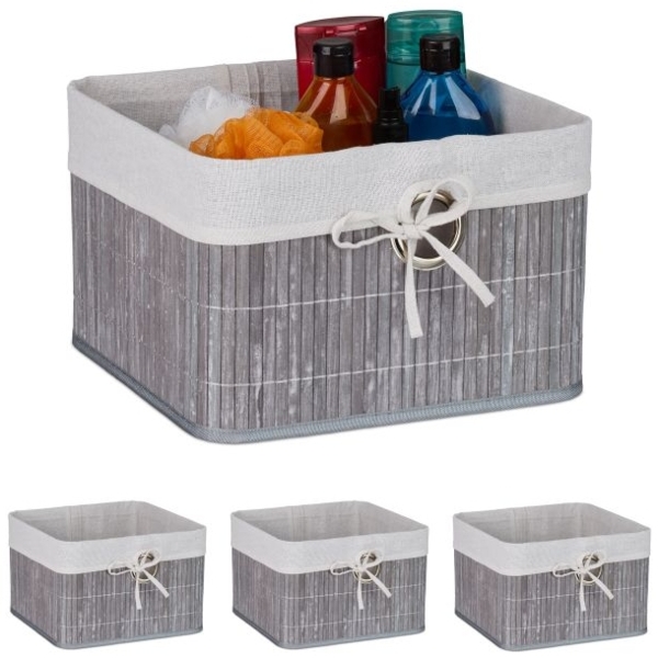 Aufbewahrungskorb Set aus Bambus 10051068_811