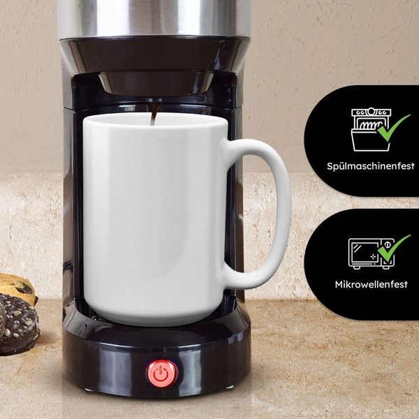 22Feels Tasse 5x XL Sublimation Rohling Orca Blank 440ml Spülmaschinenfest WEISS, 5-tlg.