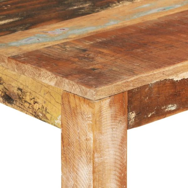 vidaXL Esstisch 110x55x76 cm Altholz Massiv 350314 Bild 5