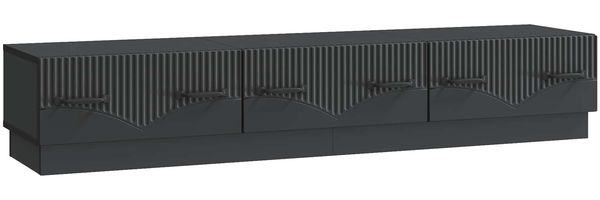 vidaXL TV-Schränk Schwarz 147 x 34,5 x 27 cm Holzwerkstoff 895396