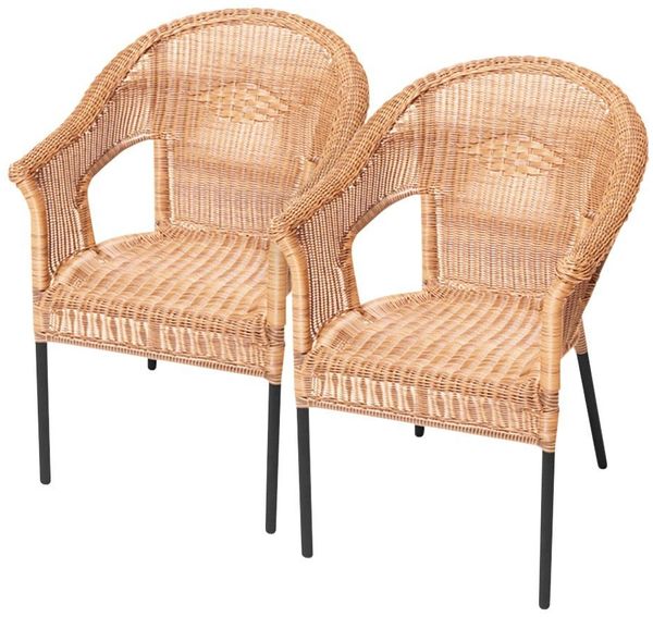 MERXX Gartensessel Ravenna (Set, 2-St), 2er Set, Polyrattan