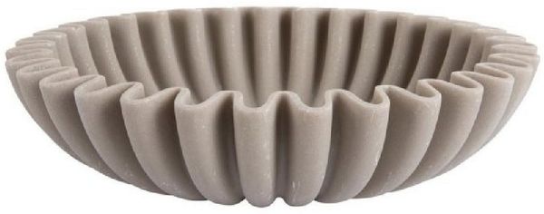 Present Time Servierschale Schale Wave Bowl Light Grey (30cm)