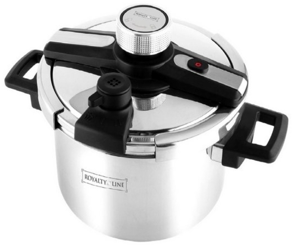 Schnellkochtopf Dampfkochtopf Edelstahl Kochtopf 6 Liter ROYALTY LINE RL-DSD6L Bild 4