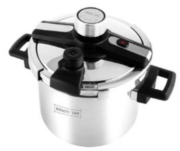 Schnellkochtopf Dampfkochtopf Edelstahl Kochtopf 6 Liter ROYALTY LINE RL-DSD6L Bild 6