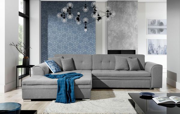 Wohnideebilder Sorento Grau Couchgarnitur SO_55