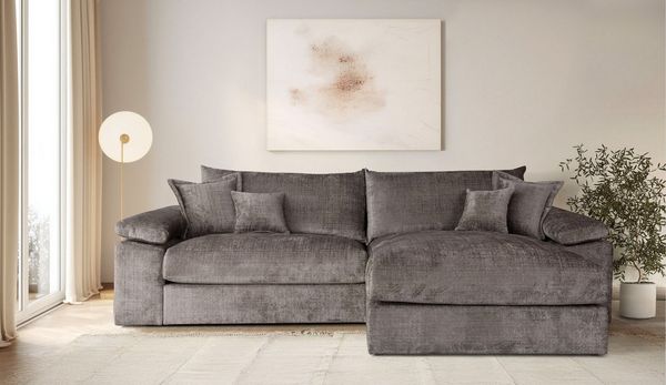 Home affaire Ecksofa Soft&Cosy XXL L-Form, B: 303 cm - OTTO. Verlässliche Qualität, Mega-Sofa, Cord oder Chenille-Struktur, mit Federkern & 4 Zierkissen