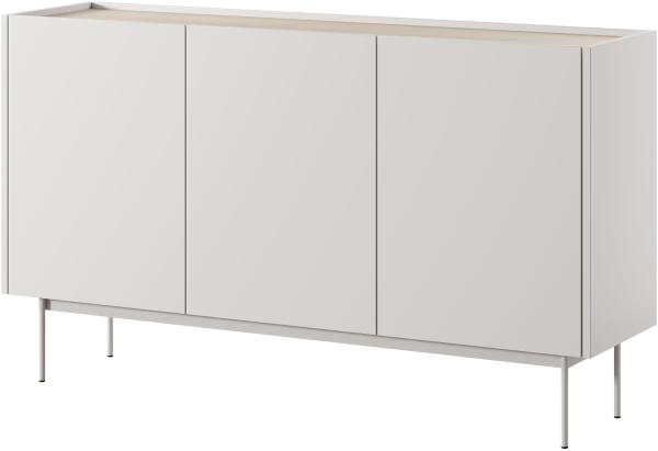 Mirjan24 'Celarii' Sideboard, Laminatplatte Cashmere / Eiche Linea, 83 x 37 x 144 cm