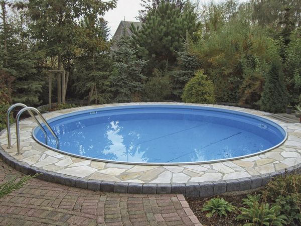KONIFERA Rundpool Kuba II (Set, 9-tlg), verschiedene Größen, für den Volleinbau
