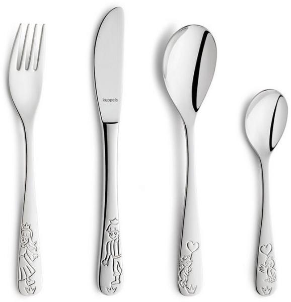 Kuppels Prinzessin Kinderbesteck Set 4-teilig hochglanzpoliert