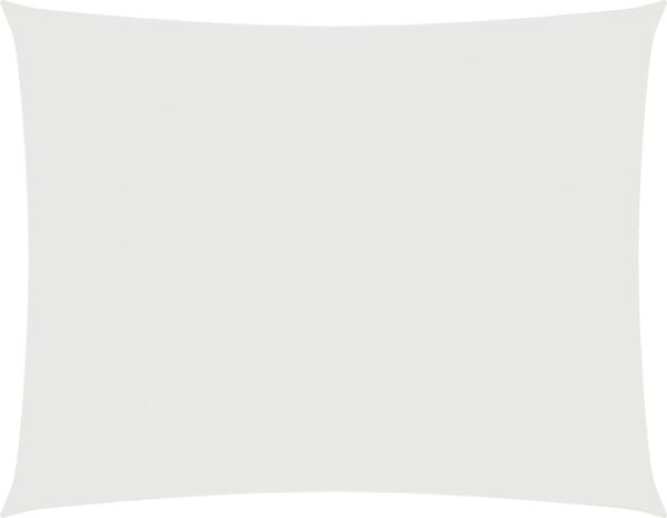 vidaXL Sonnensegel Oxford-Gewebe Rechteckig 3x5 m Weiß 135267