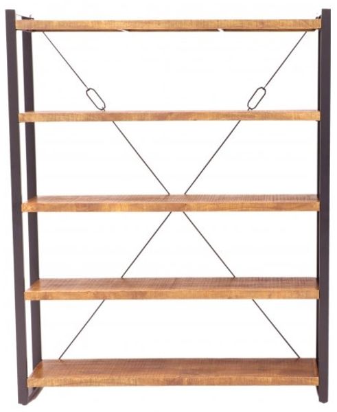Bücherregal Retro 160x200x35 aus Mangoholz