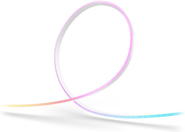 Philips Hue LED-Streifen Essential Flex Gradient LED-Streifen RGBIC farbfähig, lebendige Farben, flexible Innenbeleuchtung, komp. mit gängigen Smart-Home-Assistenten Bild 2