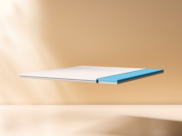 Emma 'Classic' Topper, 90x200 cm, 85 % Polyester / 15 % Polypropylen, Weiß