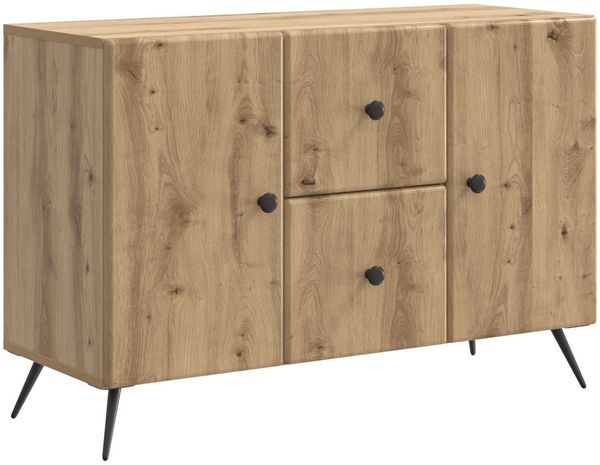 vidaXL Sideboard Artisan-Eiche 89 x 34,5 x 60 cm Holzwerkstoff 895584