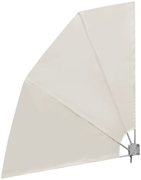 vidaXL Faltbarer Balkonfächer Creme 210×210 cm 41576 Bild 2