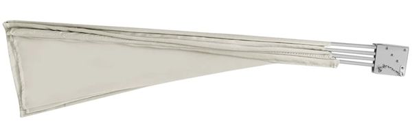 vidaXL Faltbarer Balkonfächer Creme 210×210 cm 41576 Bild 6
