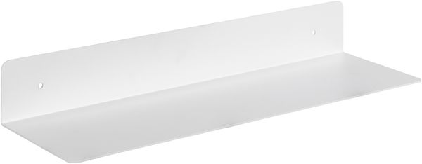 Wandboard >Joliet< in weiss, Stahl - 50x7x15cm (BxHxT)