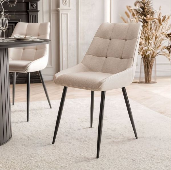 Lookway Polsterstuhl ESME – Eleganter Polsterstuhl mit Rückenlehne
