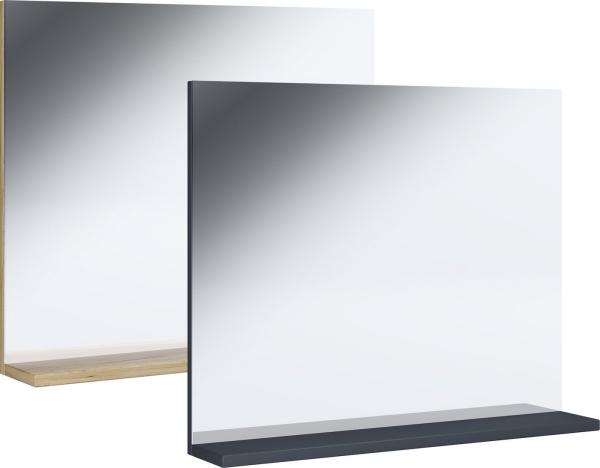 VCM Badmöbel Spiegel Landos 917528 Weiß / Anthrazit H. 60 x B. 50 x T. 2 cm