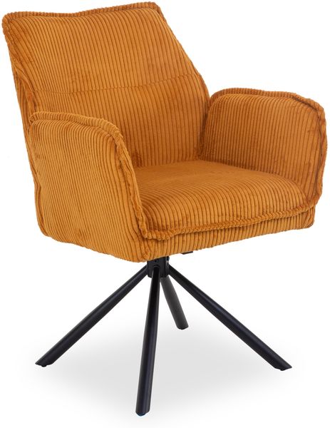 casa NOVA Armlehnstuhl AMINA BHT 60x84x58 cm gelb