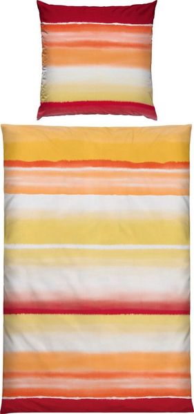 REDBEST Bettwäsche Bettwäsche, Polyester, Microfaser Streifen