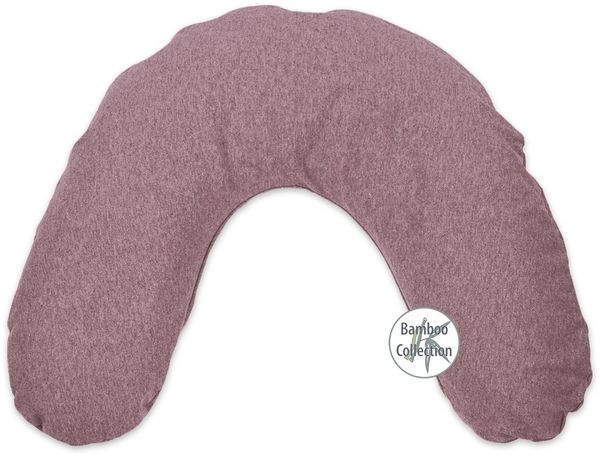 Theraline Bezug für Nackenkissen mittel Melange rosenholz Bamboo