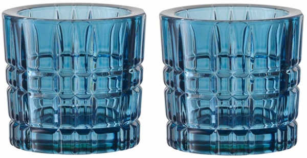 Nachtmann Square Votives Teelichthalter vintage blue 2er Set