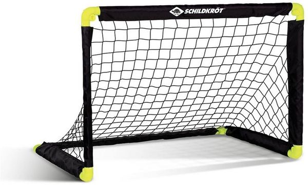 Schildkröt Fußballtor, faltbar, Kunststoff schwarz, 90 x 60 x 60 cm