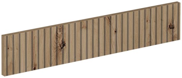 Küchenfront R-Line Artisan-Eiche 59.6 x 11.2 cm Möbelfront für den Herdumbauschrank Vicco