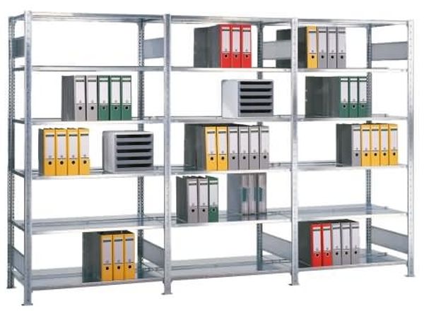 Schulte Regal MULTIplus150 12745 Anbau 2.000x1.000x400mm 5 Böden verzi Bild 3