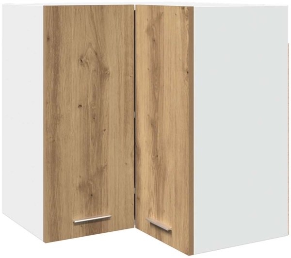vidaXL Eck-Hängeschrank Lyon Artisan-Eiche 57x57x60 cm Holzwerkstoff 856123
