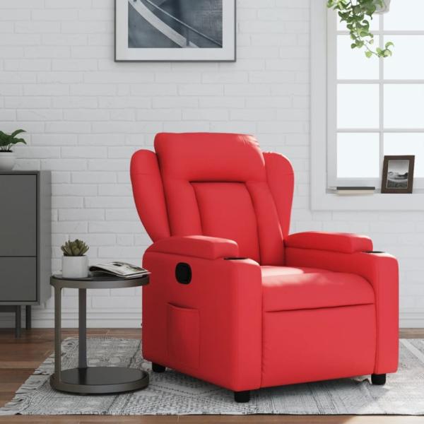 vidaXL Relaxsessel Rot Kunstleder 372432