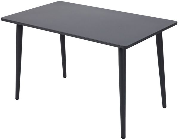 TPFGarden Gartentisch ROTHERHAM (Bistrotisch aus Stahl quadratisch, Oberfläche dunkelgrau, Hochwertiges Gestell pulverbeschichtet), Outdoor Esstisch - Terrassentisch - Maße (BxHxT): 70 x 72 x 120 cm