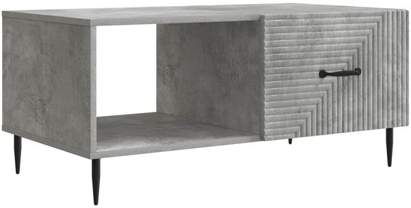 vidaXL Couchtisch Betongrau 90 x 50 x 40 cm Holzwerkstoff 894958