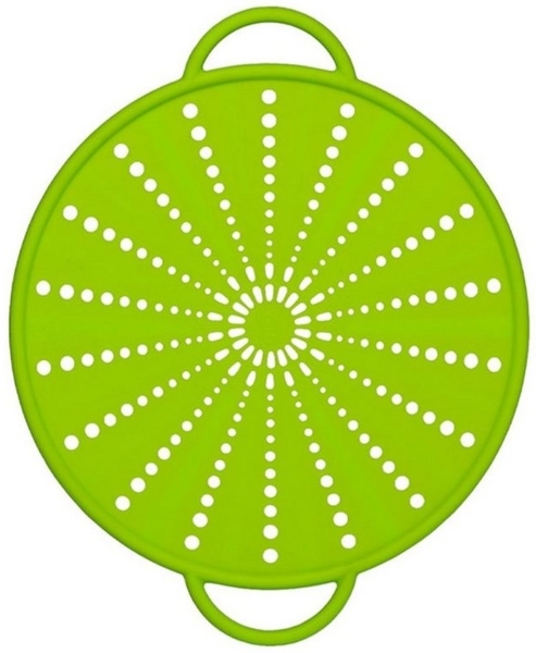 Emsa Spritzschutzdeckel Spritzschutz Smart Kitchen, (1-tlg, 1x Spritzschutz), Mikrowellenabdeckung Küchensieb Topfuntersetzer
