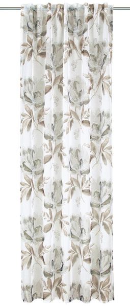 Neusser Collection Verdunklungsschal mit Gardinenband taupe 135x245 cm