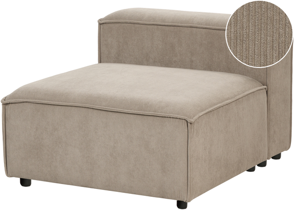 Sesselmodul ARDAL Cord Hellbraun