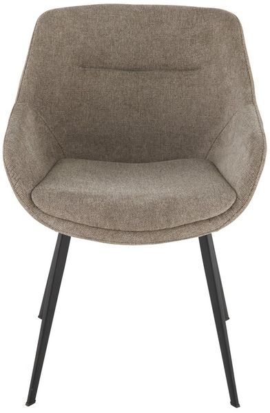 Signature Set mit 2 Bridge-Sesseln aus taupefarbenem Stoff L64 cm - COLOMBE - Beige Bild 3