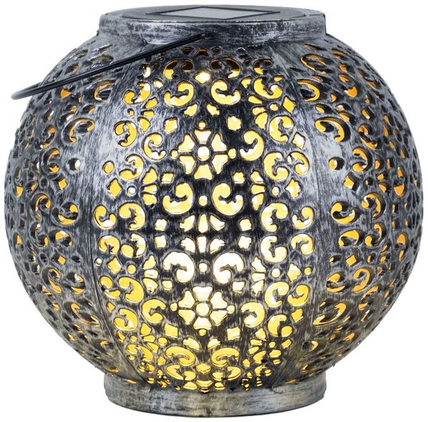 LED Solarleuchte, Kunststoff, Hängeleuchte, H 17 cm