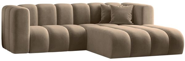 Kaiser Möbel Ecksofa L-form Sofa Grand Modular Stoff Haga und Salvador, Große Auswahl an Farben, moderner Stil, modular