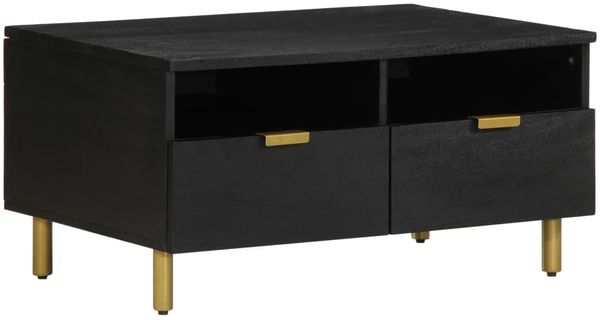 vidaXL Couchtisch Schwarz 80x54x40 cm Holzwerkstoff 4017661