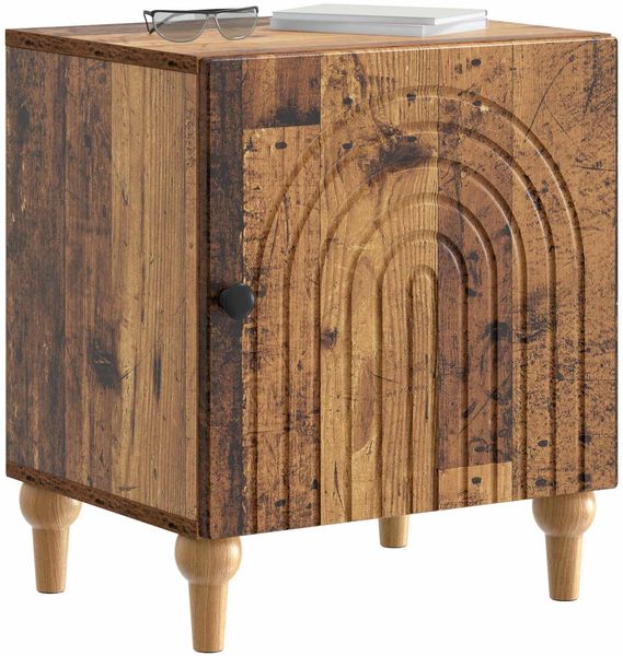 vidaXL Nachttisch 2 pcs Altholz 43 x 34,5 x 50 cm Holzwerkstoff 894122 Bild 2