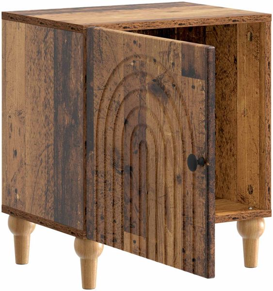 vidaXL Nachttisch 2 pcs Altholz 43 x 34,5 x 50 cm Holzwerkstoff 894122 Bild 4