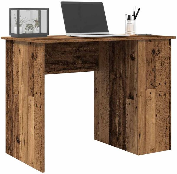 vidaXL Schreibtisch Altholz-Optik 100x55x75 cm Holzwerkstoff 855856