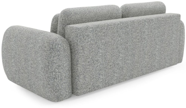 Sofa 3-Sitzer mit Schlaffunktion GASTON in Stoff Puente Grau Bild 3