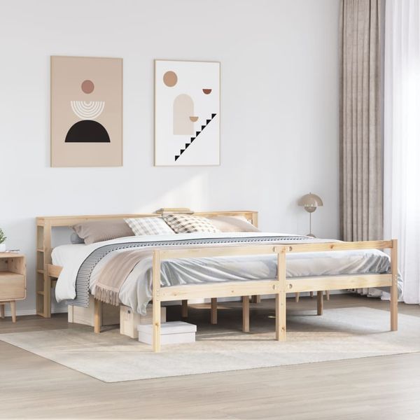 vidaXL Seniorenbett mit Kopfteil ohne Matratze 180x200 cm 3305871