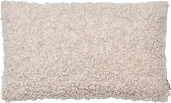 blomus Kissenhülle -TEDDY- Kissenbezug, Dekokissen, Kuschelkissen, Wohnkissen modern, Flauschig, inkl. Trageschlaufe, inkl. Filzgleitern