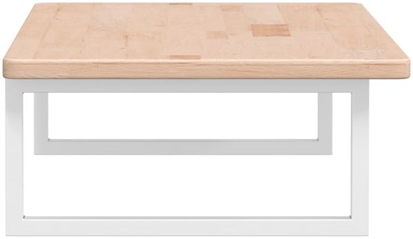 vidaXL Waschtischplatte mit Halterung Stahl und Massivholz Eiche 3302384 Bild 5
